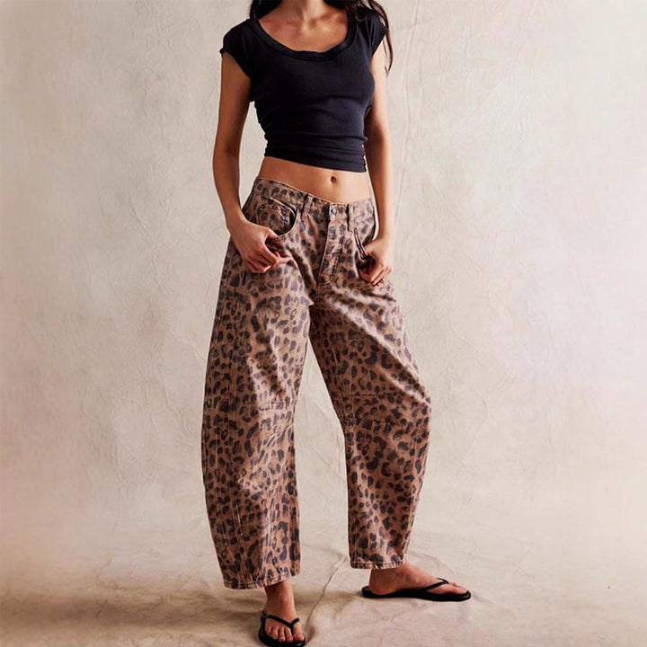 Clara Duval Loose Fit Straight-Leg Pants