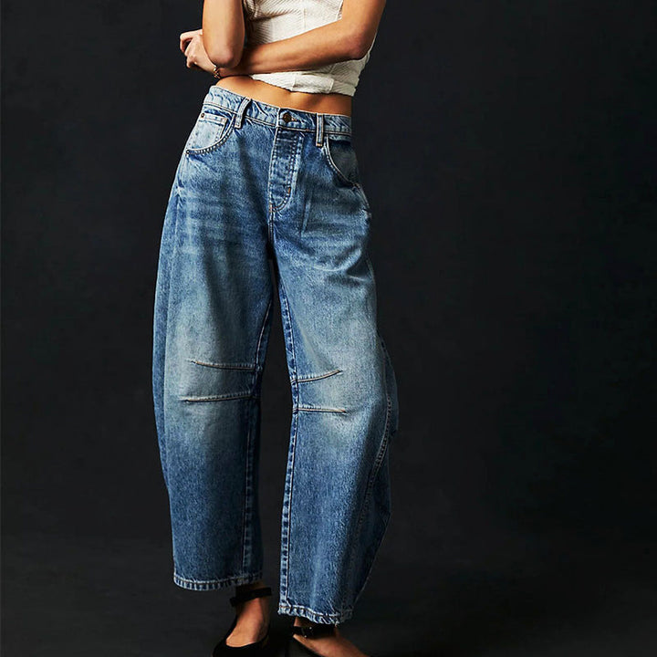 Clara Duval Loose Fit Straight-Leg Pants