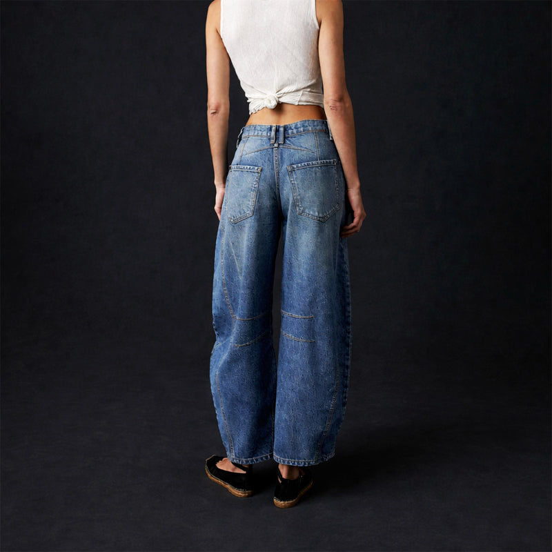 Clara Duval Loose Fit Straight-Leg Pants
