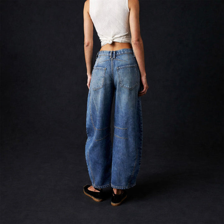 Clara Duval Loose Fit Straight-Leg Pants