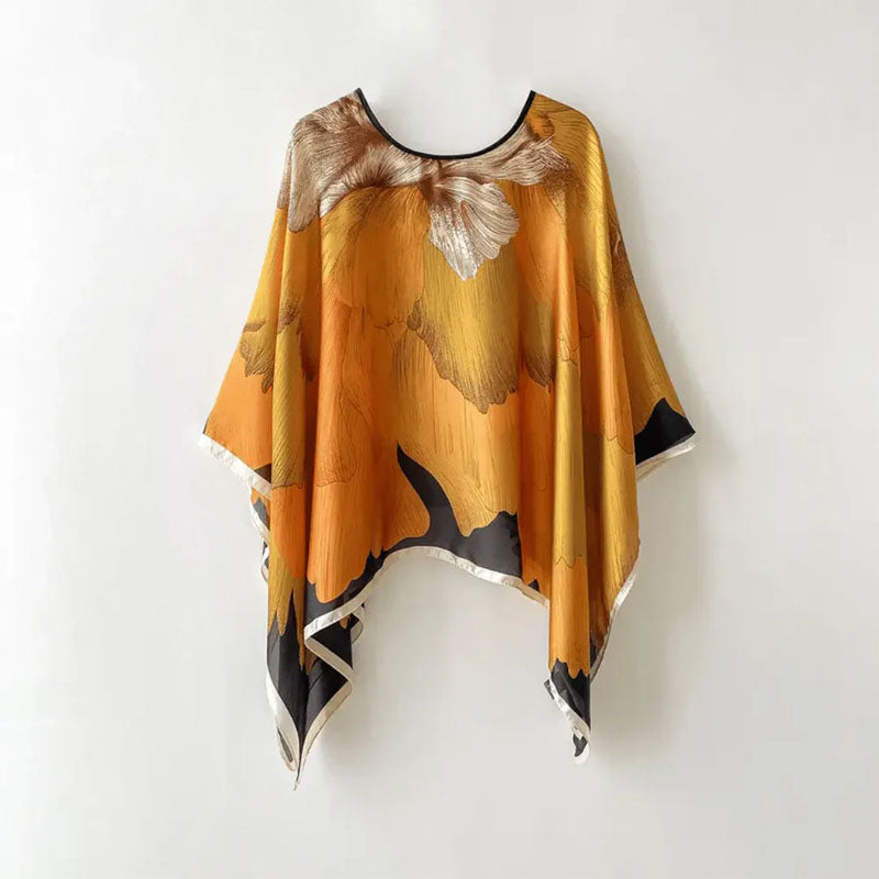 Clara Duval Oversized Printed Kaftan Blouse