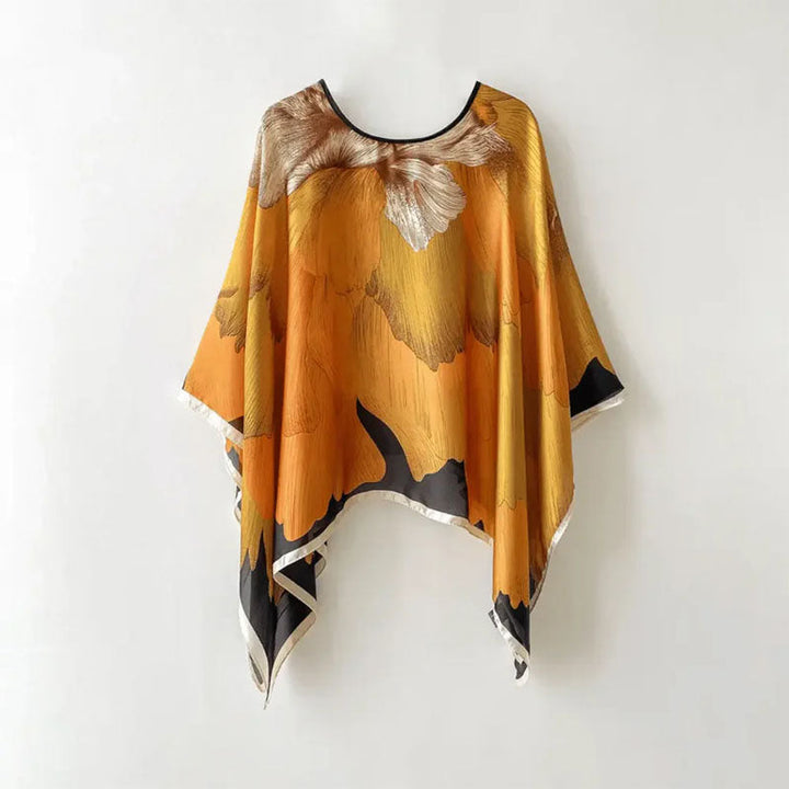 Clara Duval Oversized Printed Kaftan Blouse