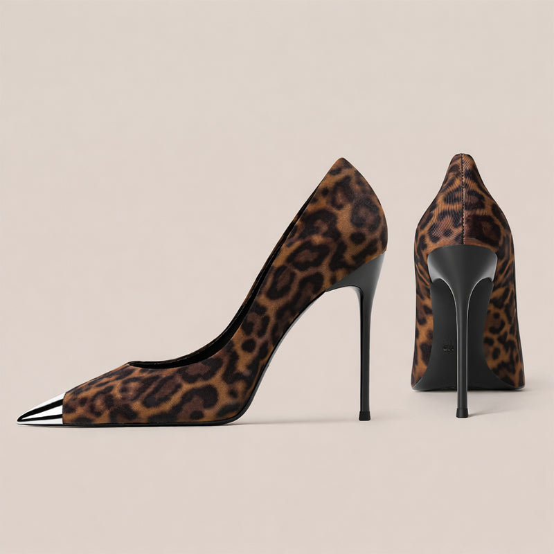 Clara Duval Pointed Toe Stiletto Heels