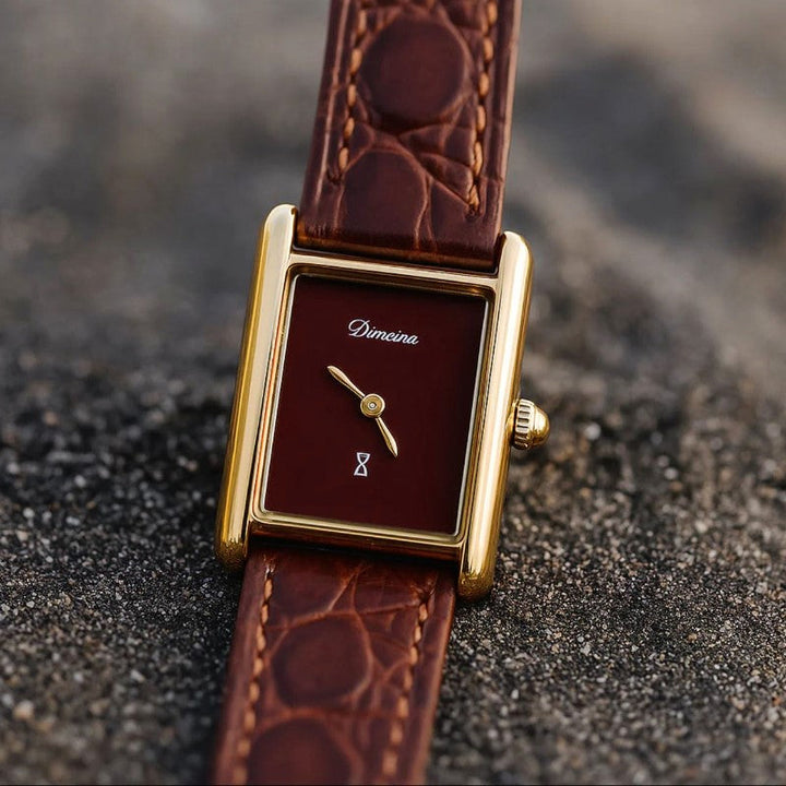 Clara Duval Slim Rectangular Quartz Watch