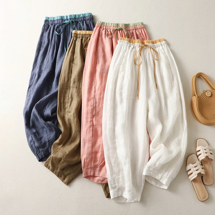 Clara Duval Relaxed Drawstring Pants