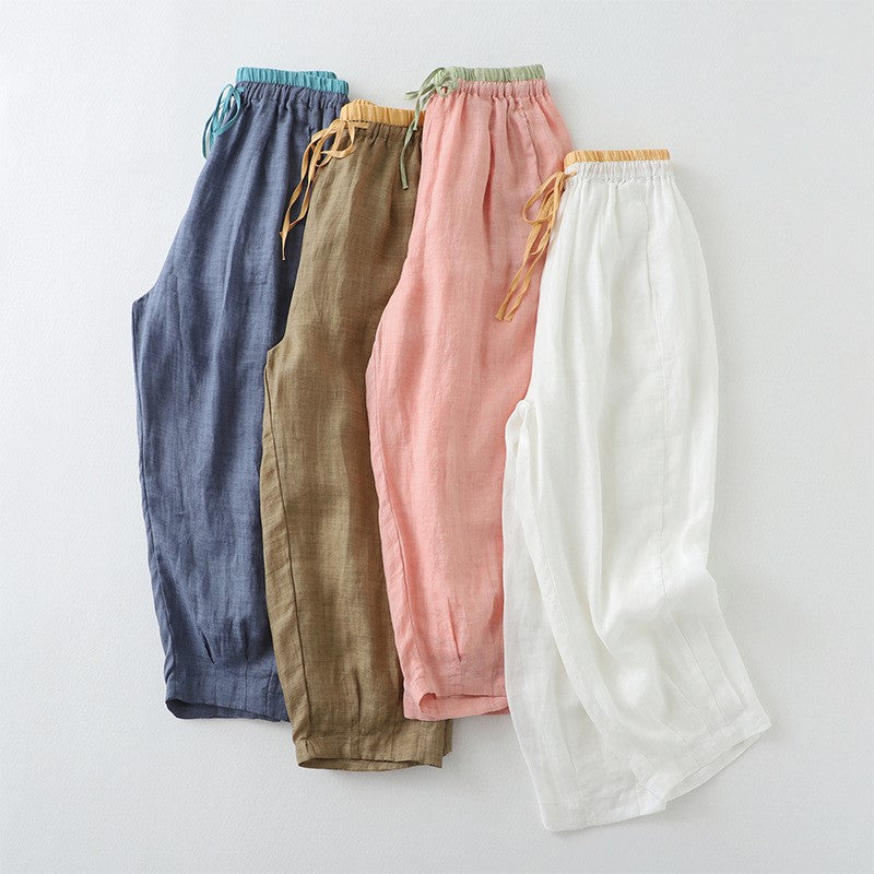 Clara Duval Relaxed Drawstring Pants