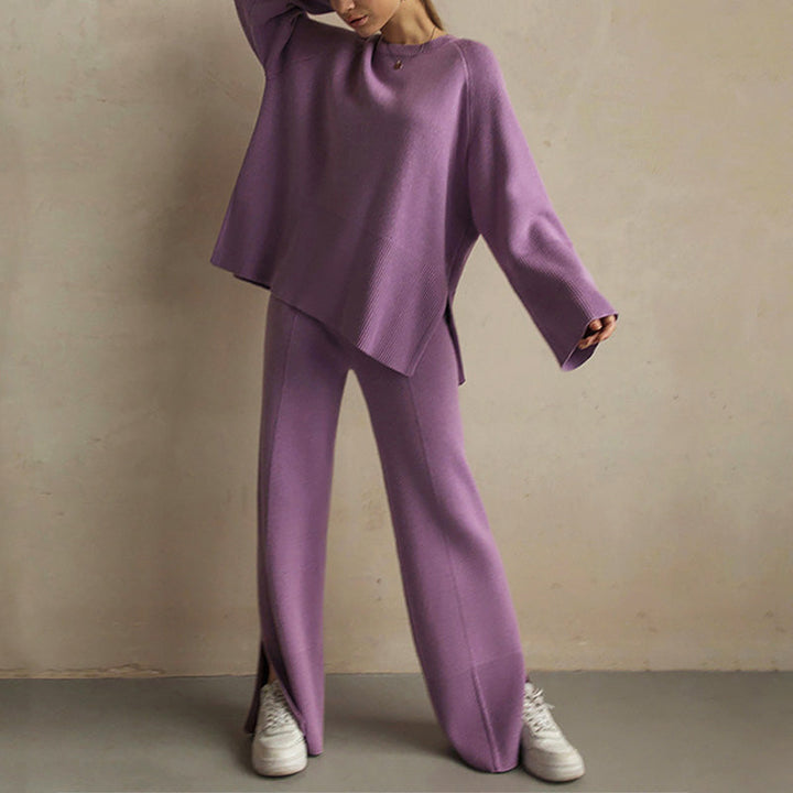Clara Duval Relaxed Knit Lounge Set