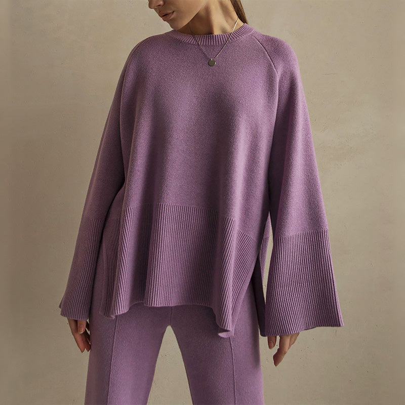 Clara Duval Relaxed Knit Lounge Set