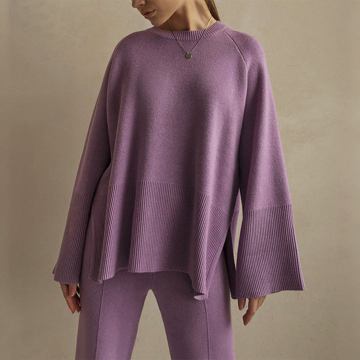 Clara Duval Relaxed Knit Lounge Set