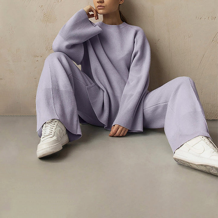 Clara Duval Relaxed Knit Lounge Set