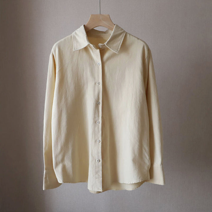 Clara Duval Relaxed Long Sleeve Button Shirt