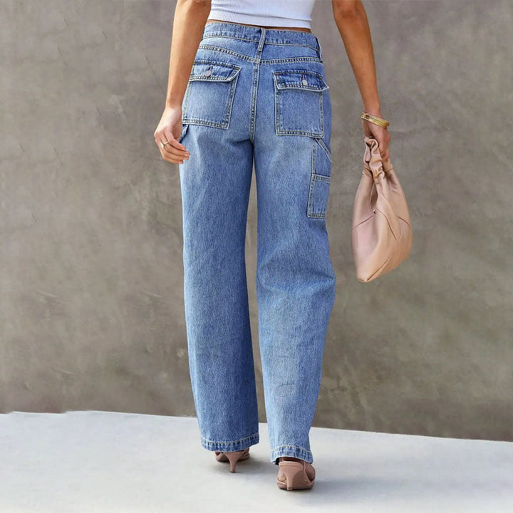 Clara Duval Straight-Leg Jeans