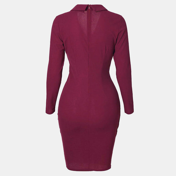Clara Duval Tailored Asymmetric Blazer Dress