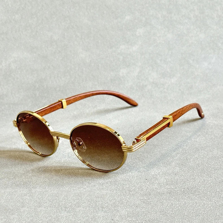 Orvion Vintage-Inspired Round Frame Sunglasses