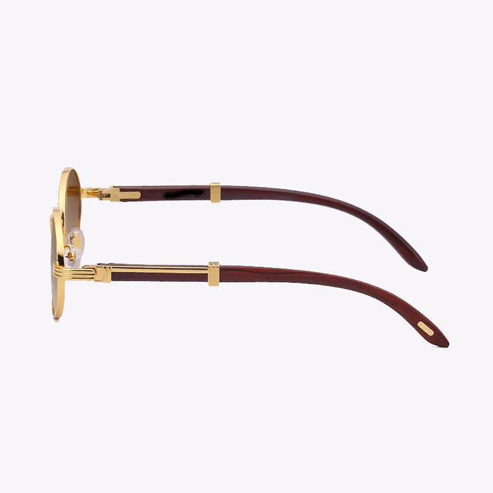 Orvion Vintage-Inspired Round Frame Sunglasses