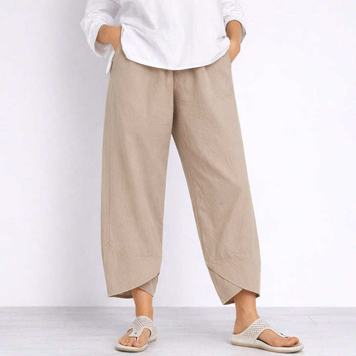Clara Duval Wide Leg Cropped Pants