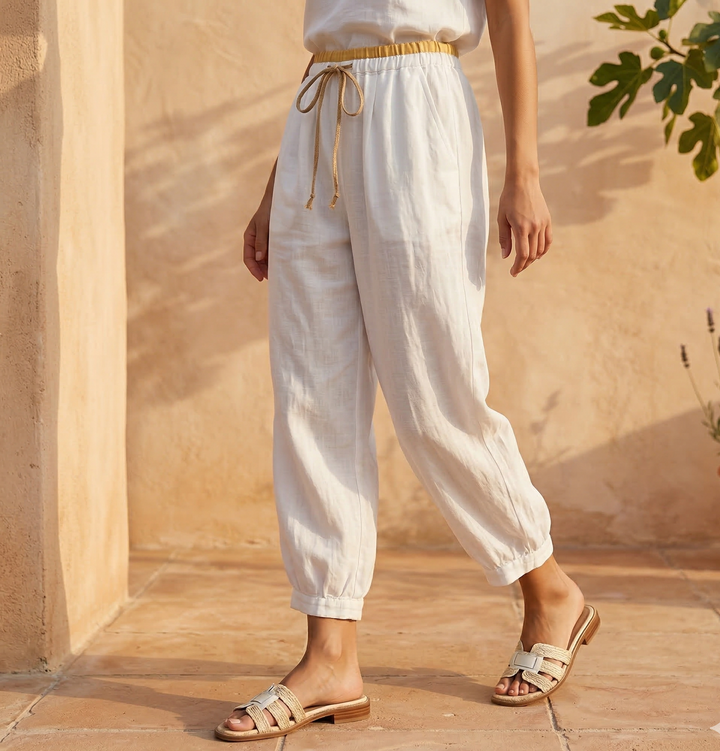 Clara Duval Relaxed Drawstring Pants