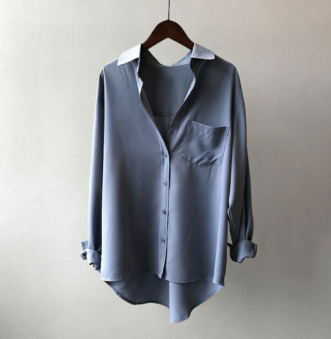 Clara Duval Relaxed Fit Long Sleeve Shirt