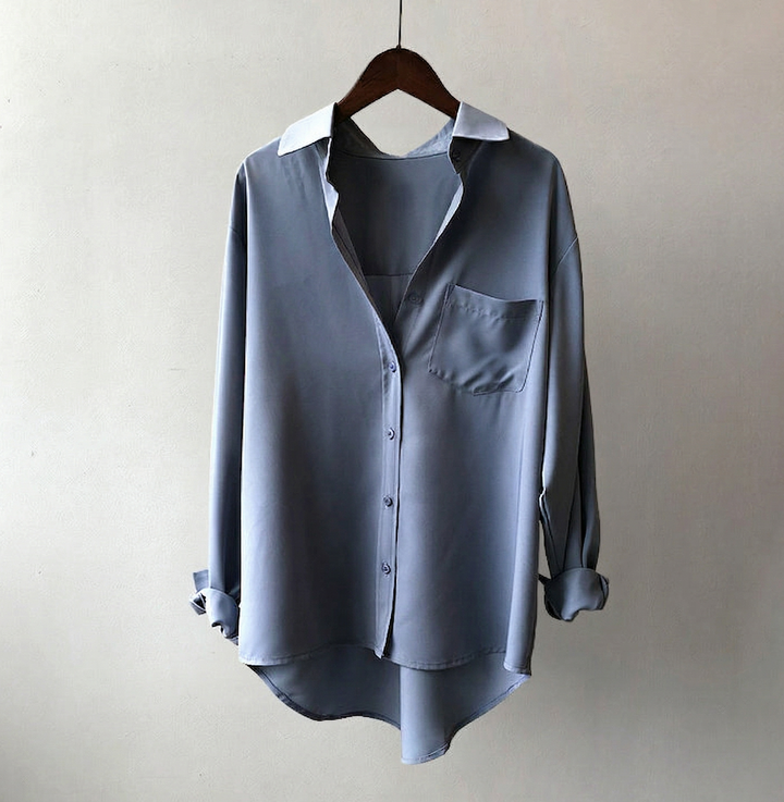 Clara Duval Relaxed Fit Long Sleeve Shirt