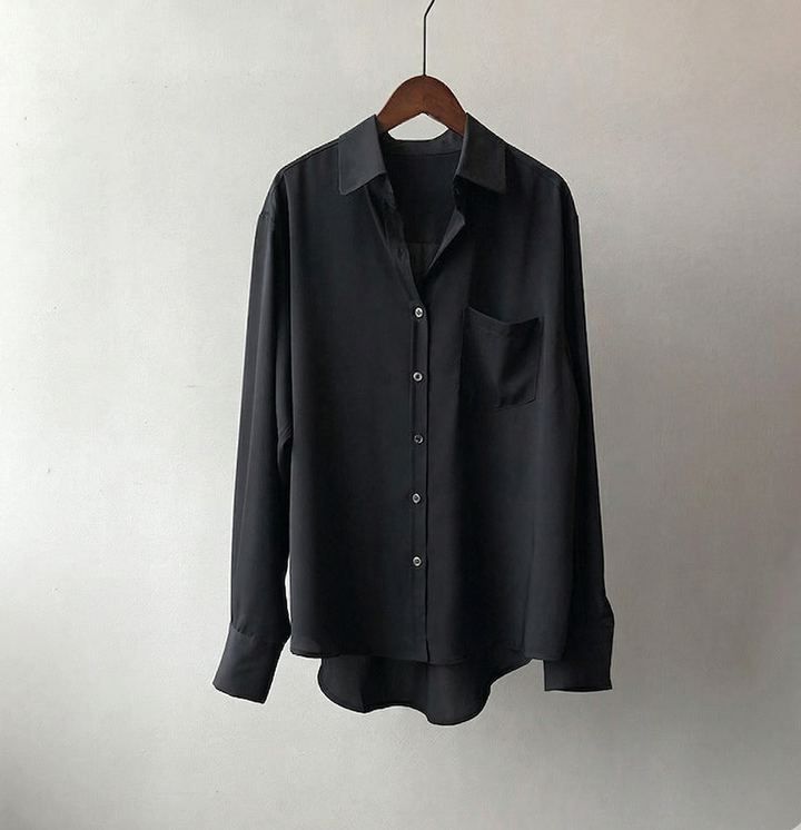 Clara Duval Relaxed Fit Long Sleeve Shirt