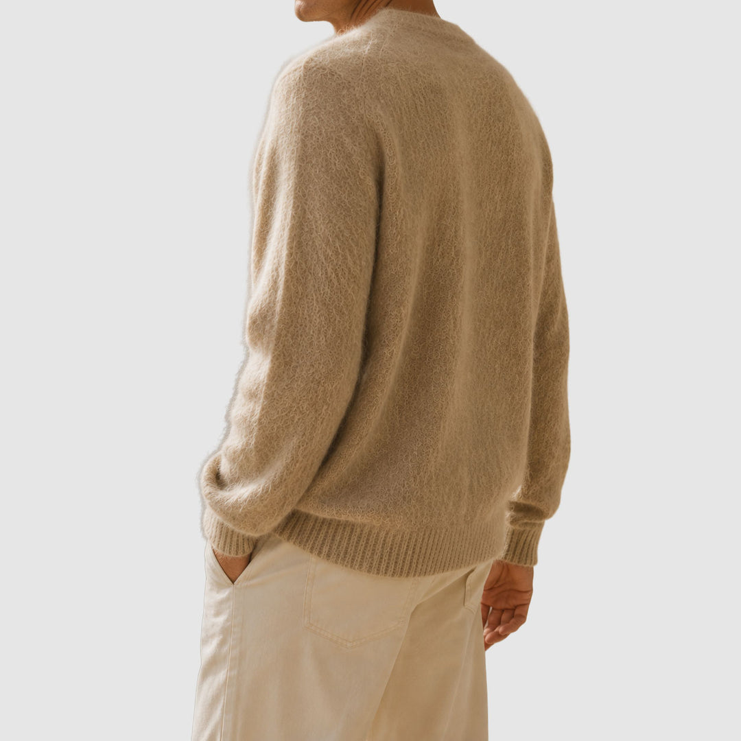 Clayton - Men's Button-Front V-Neck Cardigan