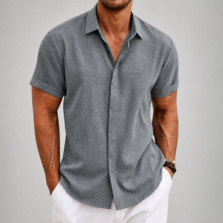 Clayton - Men's Short Sleeve Button-Up Shirt