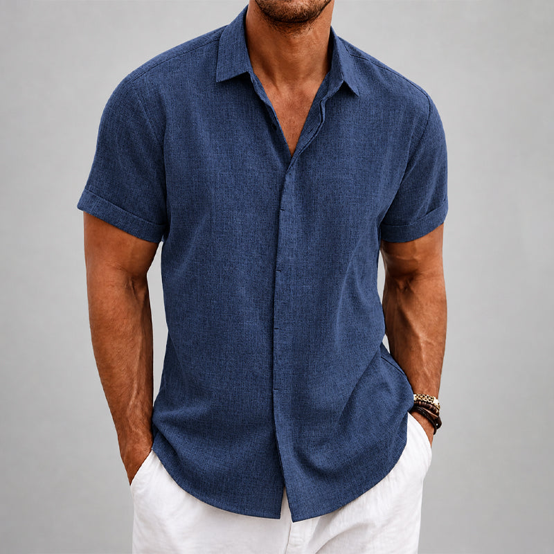 Clayton - Men's Short Sleeve Button-Up Shirt