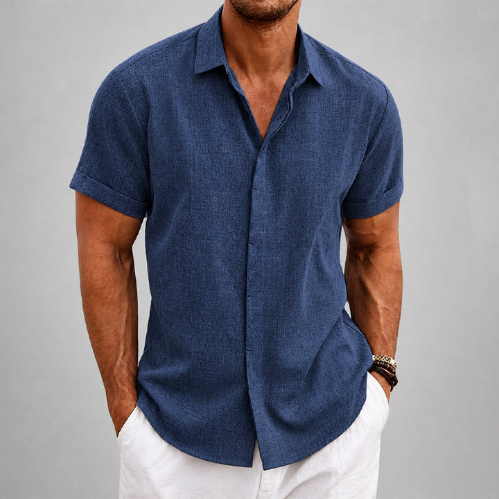 Clayton - Men's Short Sleeve Button-Up Shirt