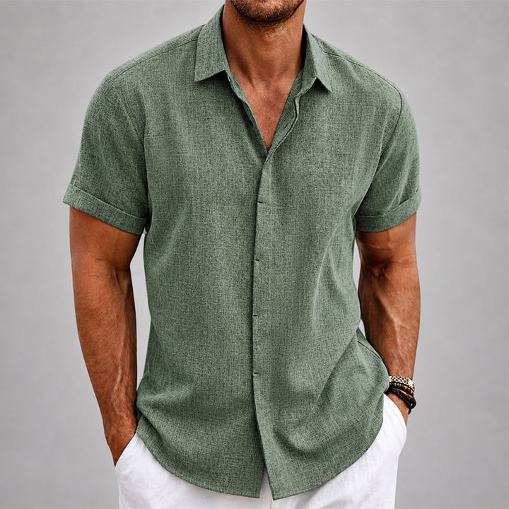 Clayton - Men's Short Sleeve Button-Up Shirt