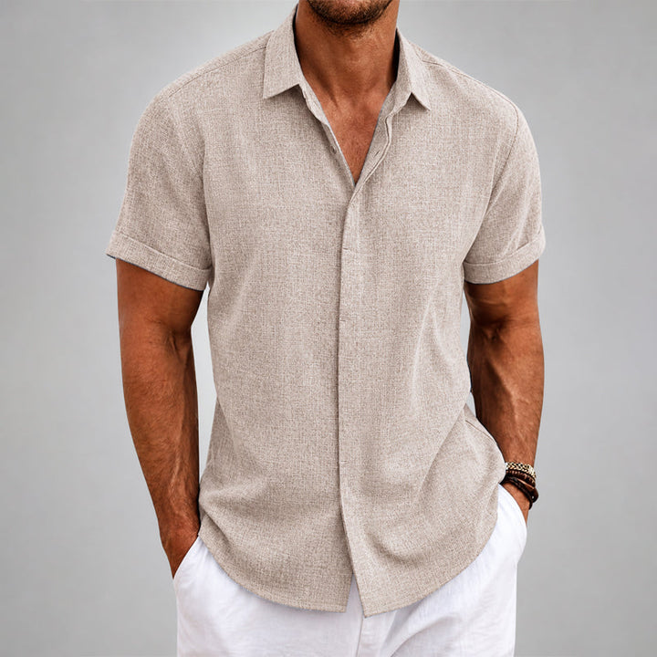 Clayton - Men's Short Sleeve Button-Up Shirt