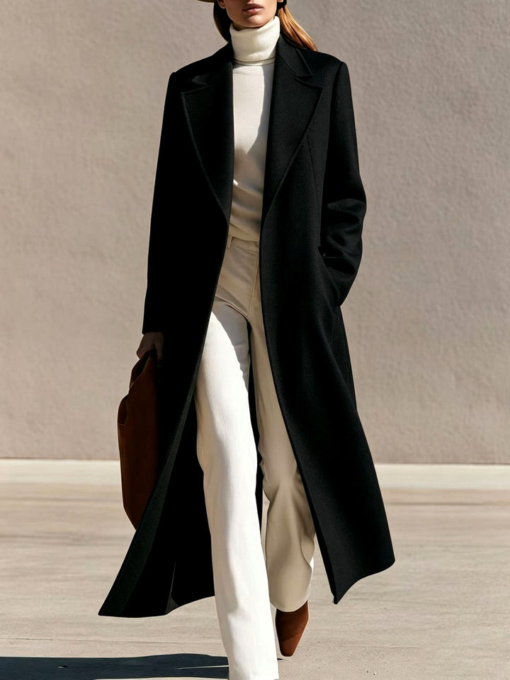 Clementine – Women’s Long Tailored Wool Coat 2