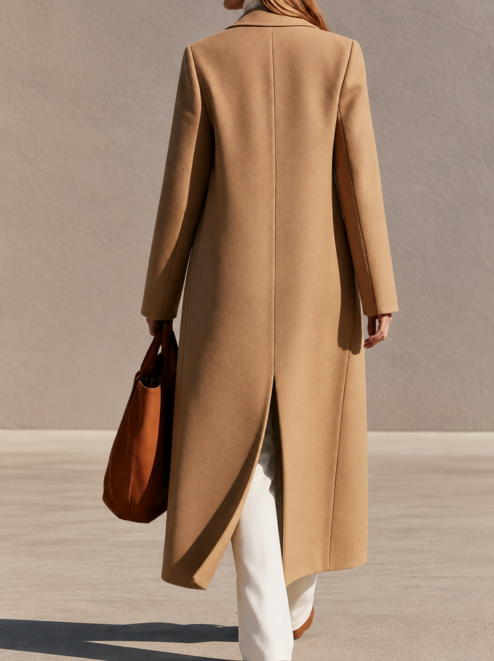 Clementine – Women's Longline Notched Lapel Coat