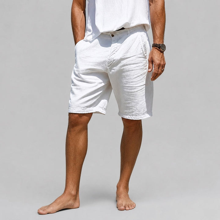 Cole - Men's Casual Drawstring Beach Shorts