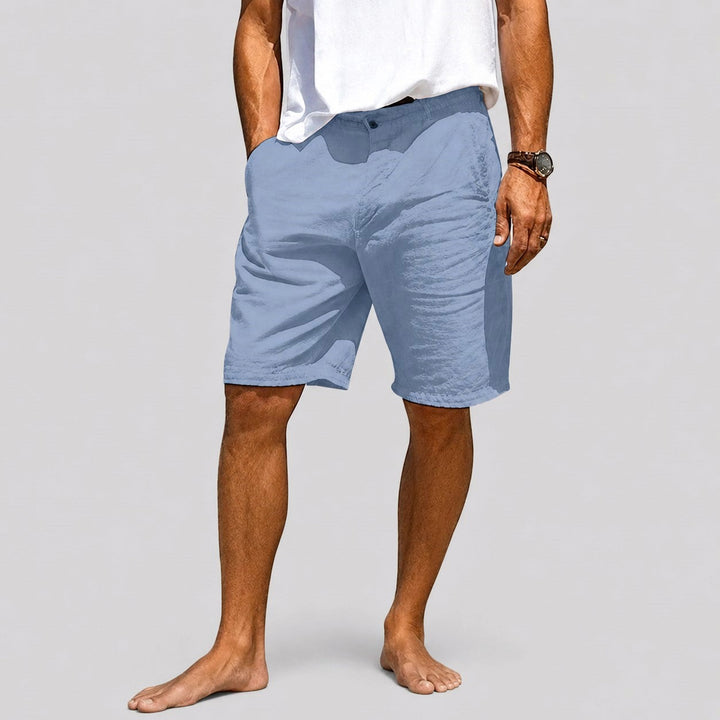 Cole - Men's Casual Drawstring Beach Shorts