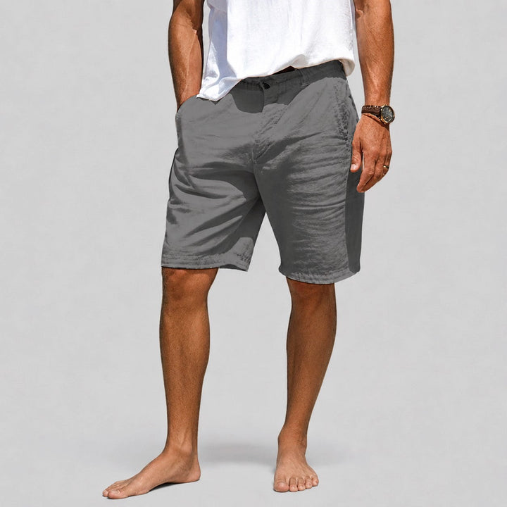 Cole - Men's Casual Drawstring Beach Shorts
