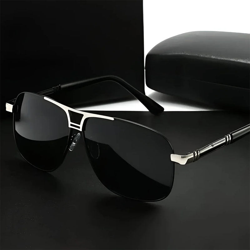Corbin - Rimless Top Shield Tinted Sunglasses