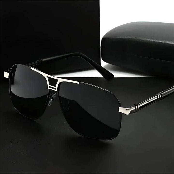 Corbin - Rimless Top Shield Tinted Sunglasses