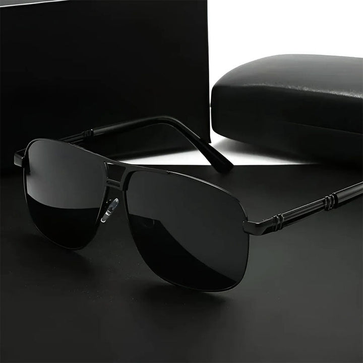 Corbin - Rimless Top Shield Tinted Sunglasses