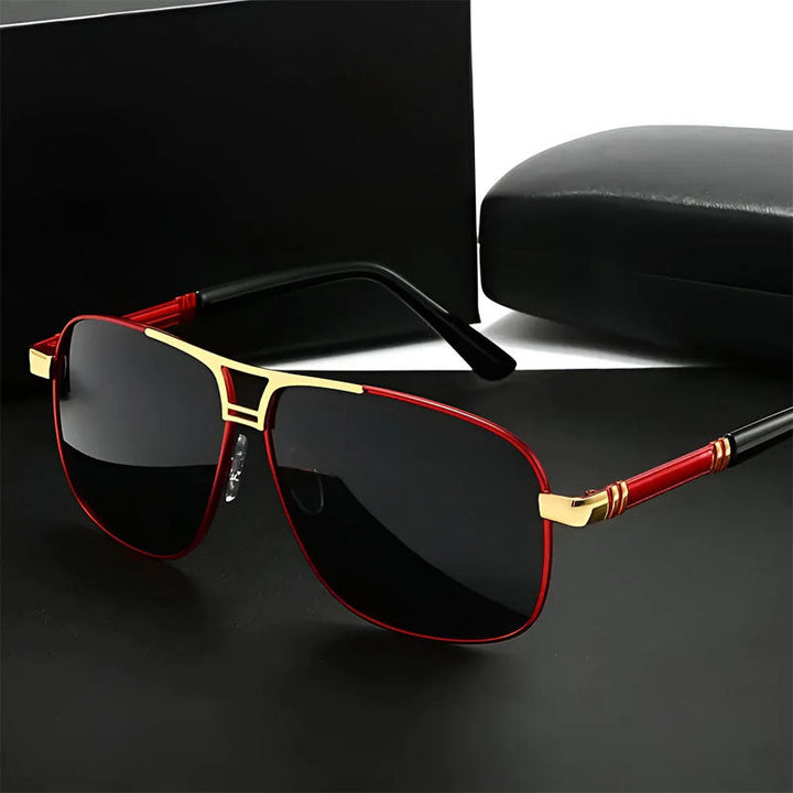 Corbin - Rimless Top Shield Tinted Sunglasses