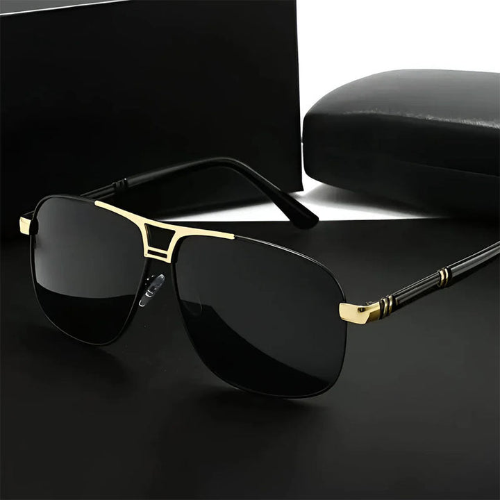 Corbin - Rimless Top Shield Tinted Sunglasses