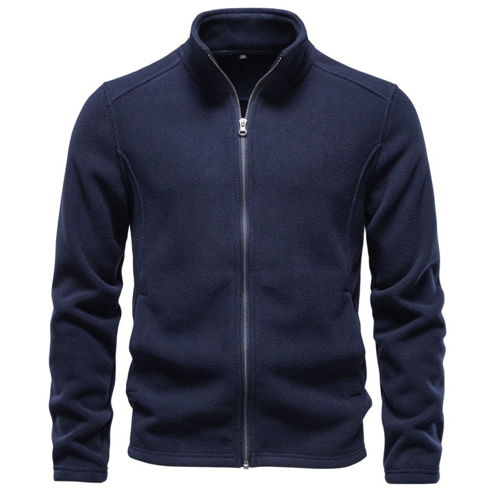 Dacre - Men's Stand Collar Full Zip Fleece Jacket