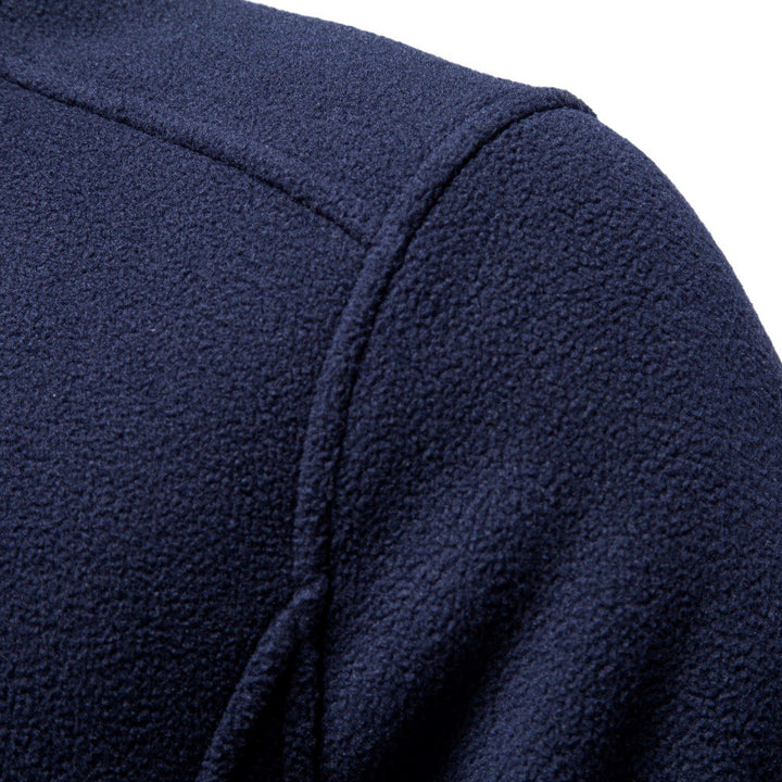 Dacre - Men's Stand Collar Full Zip Fleece Jacket