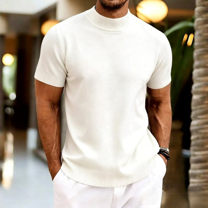 Darrell - Men's Half-Turtleneck Slim Fit Sweater