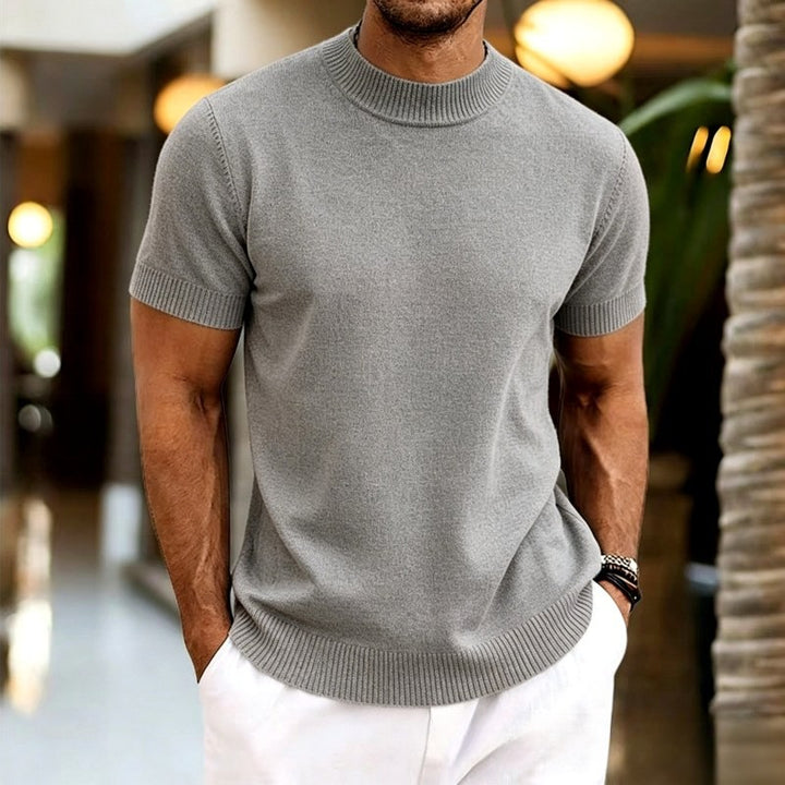 Darrell - Men's Half-Turtleneck Slim Fit Sweater