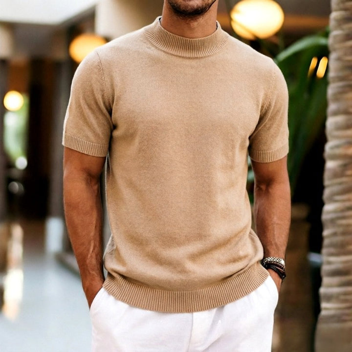 Darrell - Men's Half-Turtleneck Slim Fit Sweater