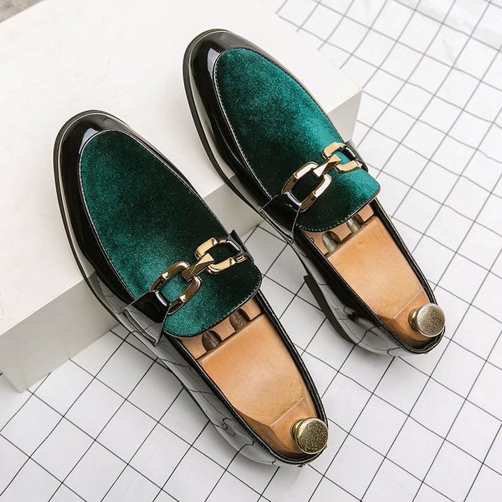 Derek - Men's Two-Tone Slip-On Loafers