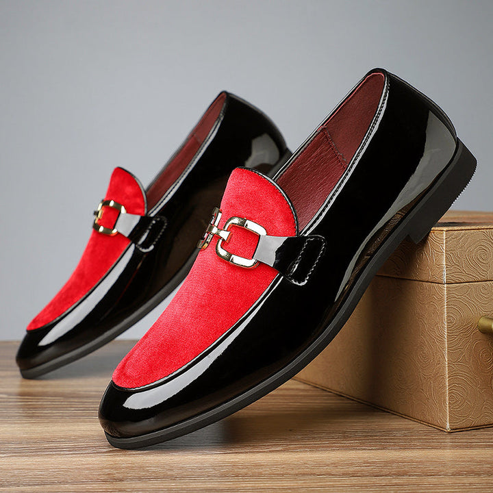 Derek - Men's Two-Tone Slip-On Loafers