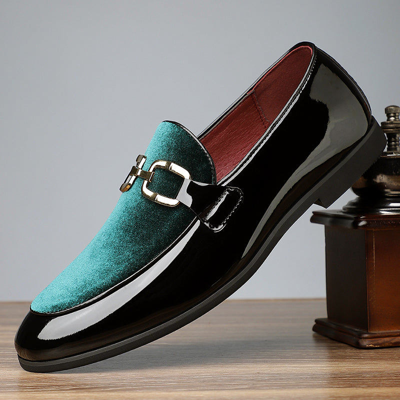 Derek - Men's Two-Tone Slip-On Loafers
