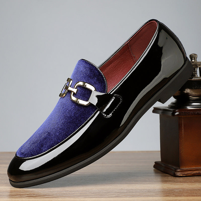 Derek - Men's Two-Tone Slip-On Loafers