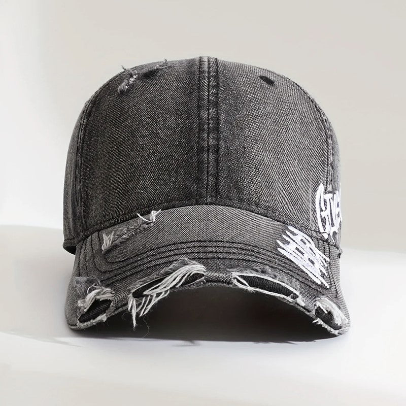 Auria Never Give Up Denim Cap
